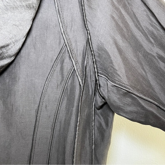 Alexander Wang Size 2 Full Zip Hooded Oversized Dress Green - Picture 8 of 16